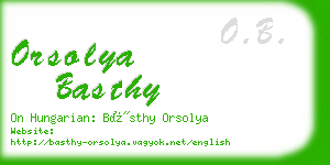 orsolya basthy business card